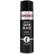 Simoniz Acrylic Satin Black Aerosol 500ml