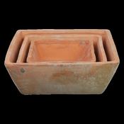 Esschert Design Aged Terracotta Square Pot AT05 image