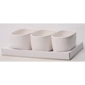 Ceramic 'Oval Twins' Pot 20cm image