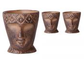 Ceramic Home 'Totem Mask' Pot 6cm