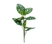 Artificial Monkey leaves spray green 75cm image