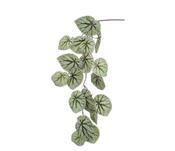 Artificial Begonia hanging spray 110cm grey image