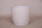 Ceramic Pot K.12cm(x24)80302B-4 grijs image