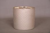 Ceramic Pot K.12cm(x12)19866 goud decor