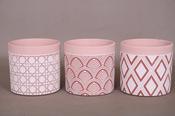 Ceramic Pot K.12cm(x12)8064B Rood mix image