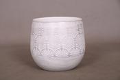 Ceramic Pot K.12cm(x06)475vasopv zilver decor image