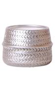 Ceramic 'Grove Home Silver' Pot 12cm image