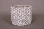 Ceramic Pot K.12cm(x12)210701 rondjes