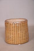 Ceramic Pot K.12cm(x12)2947 bruin image