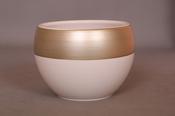 Ceramic Pot K.10cm(x06)336vaso bol rand goud image