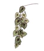 Artificial Begonia hanging spray 110cm grey/purple image