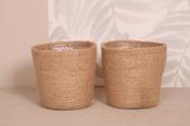 M.12cm(x06)1gjp1pp naturel Basket Pot image