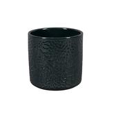 NDT 'Helsinki' Floral DA Ceramic Pot Dark Green image
