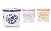 Ceramic Home 'Malaga' Pot Mix 12cm