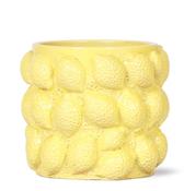 Ceramic Home 'Citrus Yellow / Lemon' Pot 12cm image