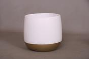 Ceramic Pot K.14cm(x04)472vaso wit rand