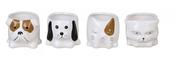 Ceramic 862 Cat / Dog Pot Mix 6cm