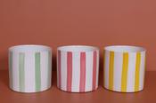 Ceramic Pot K.10cm(x09)2117 3.kl.streep image
