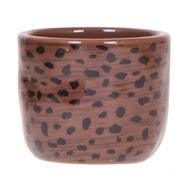 Ceramic 'Home Leopard' Pot 6cm image