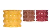 Ceramic 'Home Cotton' Pot Mix 12cm image