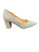 Chic Silver Glitter Shoes