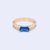 Sapphire Baguette Style Ring
