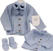 Babies Cardigan And Booties Set