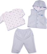 3Piece Babies Suit With Hood