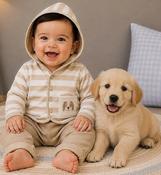 3Piece Babies Suit With Hood