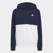 Adidas Blue/ White Junior Hoodie image