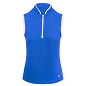 Pure Bloom Sleeveless Polo Royal Blue image