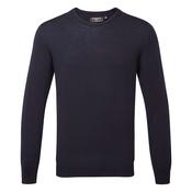 Glenmuir Knox Crew Neck Golf Sweater Navy