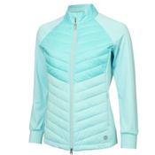 Green Lamb Nora Quilted Jacket Aqua image