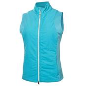 Green Lamb Opal Hybrid Gilet Peacock Blue image