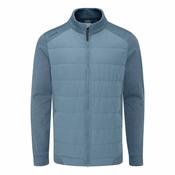 Ping Aiden Men's Hybrid Fleece Jacket - Blue Fusion Marl/Blue Fusion