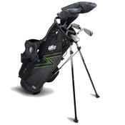 Junior Age 10+ 57" 5 Club Stand Set Right Hand Black/Green