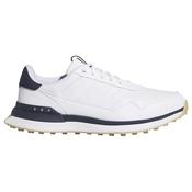 Adidas S2G Leather Golf Shoes White/Blue