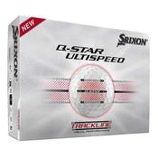 Srixon Q-Star Ultispeed Trackline Pure White Golf Balls image