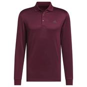 Adidas Ultimate365 Cold.Rdy Long Sleeve Polo Shirt - Maroon image