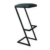 Modern Bar Stool with Upholstered Seat image