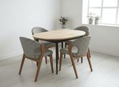 Artisan Odyssey Round Extendable Table – Dublin Scandinavian Oak Dining 100+35cm image
