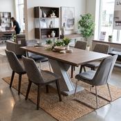 NovoLine Extend Dining Table – 150–190x80cm Modern Laminated X-Base image