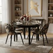 Round Laminate Extendable Dining Table Ø100+40 image