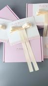 Cream Satin Bow
