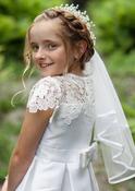 Abigail Silver Pearl Headpiece