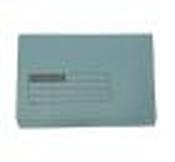 Foolscap 280gsm Manilla Full Flap Document Wallet Blue - Pack of 50