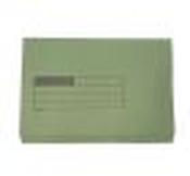 Foolscap 280gsm Manilla Full Flap Document Wallet Green - Pack of 50