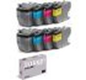 Brother LC422XL Ink Cartridges Replacements with Free Paper - 8 Pack image