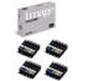 Canon CLI551 Ink Replacements with Grey &amp; Free Paper - 24 Pack image