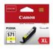Original Pixma Canon 571 Yellow  Ink Cartridge (CLI 571XL) image